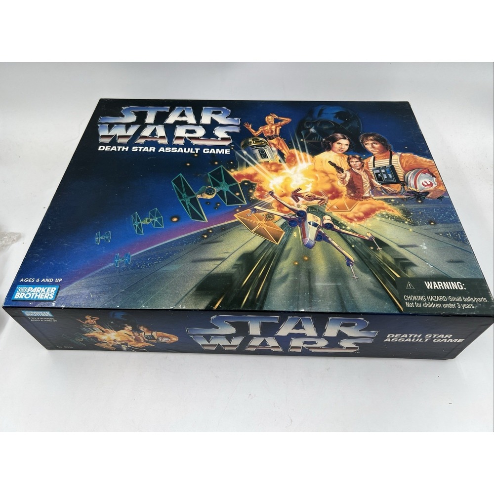 90s Star Wars Death Star Assault Game Vintage 1995 Parker Brothers Board